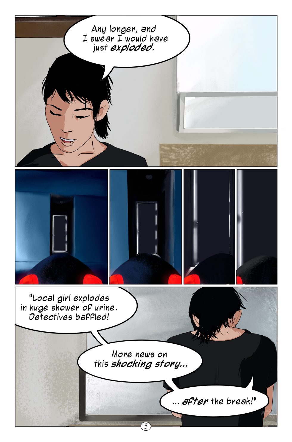 Every day, 413 women are ambushed by monsters because they don't pay attention while washing their hands.
REMEMBER TO LOOK - IT'LL SAVE YOUR LIFE