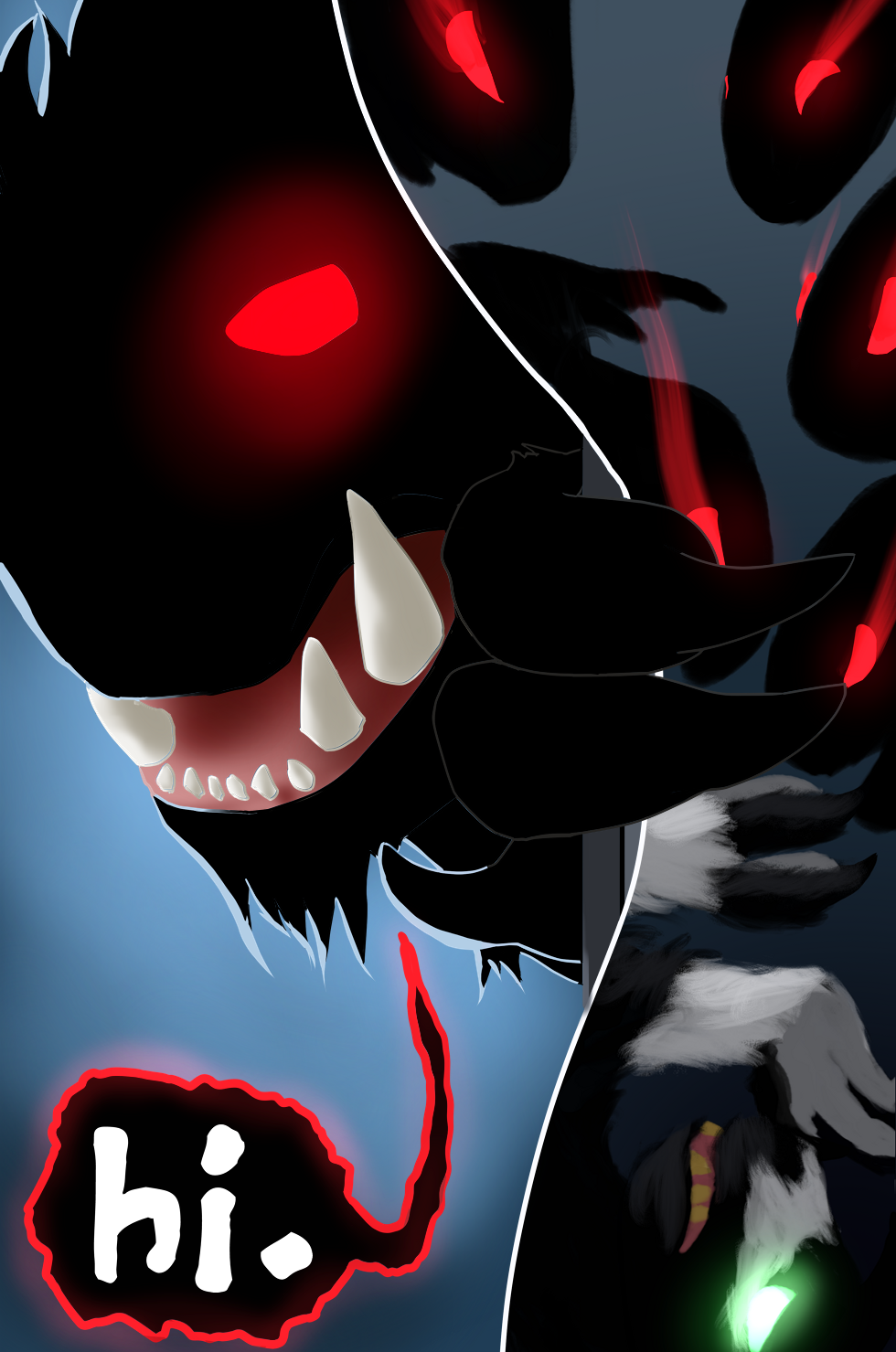 WHY CAN'T I STOP DRAWING MONSTERS WITH OPEN MOUTHS I THINK I HAVE A PROBLEM