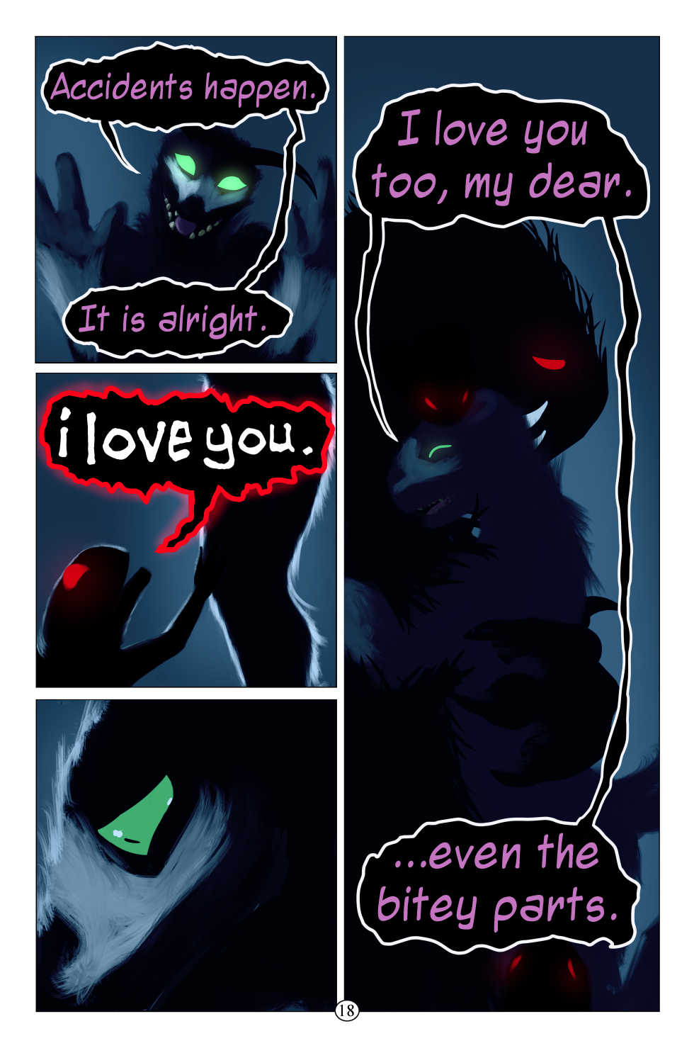 Noxan Fact: Noxans only show their pupils to those who are really close to them; family, romantic partners, etc!