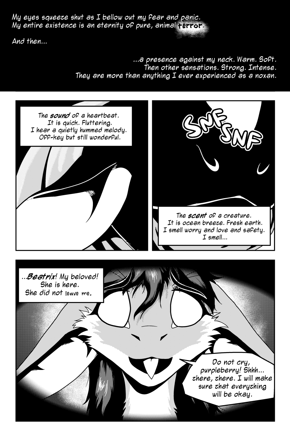 Technically, that bellow that Outissa made was the GRONK from the end of last chapter, so we are NOW finally caught up. Whew. SURPRISE FLASHBACK but only a few seconds Technically, that bellow that Outissa made was the GRONK from the end of last chapter, so we are NOW finally caught up. Whew. SURPRISE FLASHBACK but only a few seconds