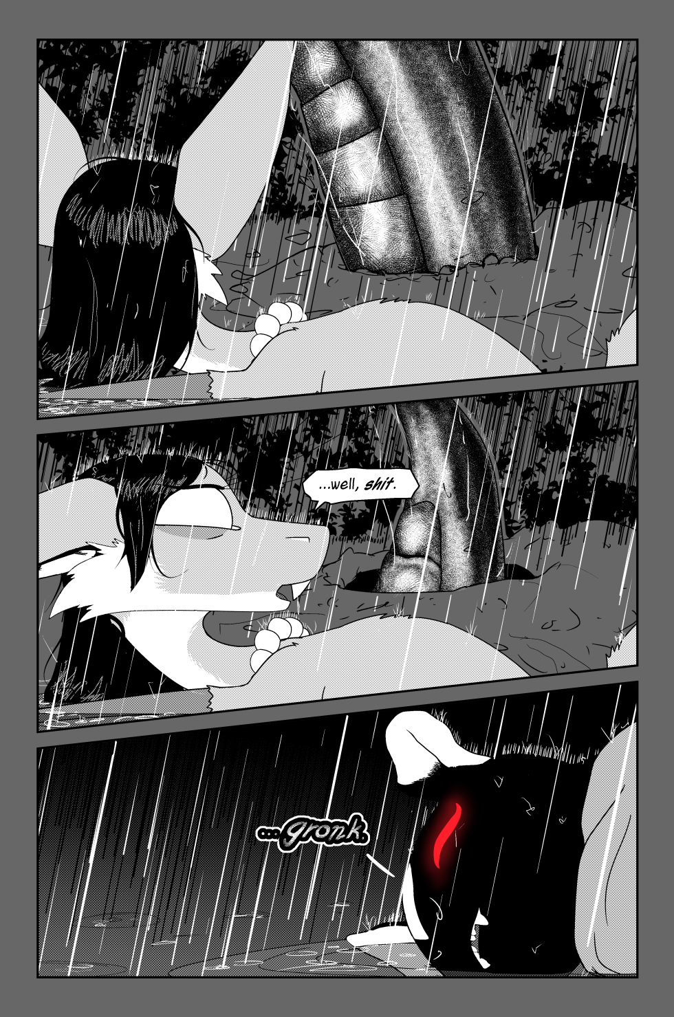 I hate getting water in my ears and I can only imagine how bad it must be for big-eared critters like Beatrix and Gronktissa here. D: